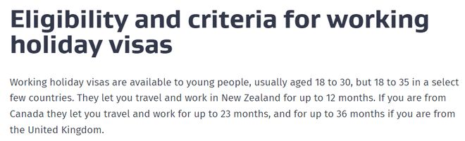 乐鱼体育平台2024年新西兰打工度假签证开放时间定啦！你适合申请吗？(图2)